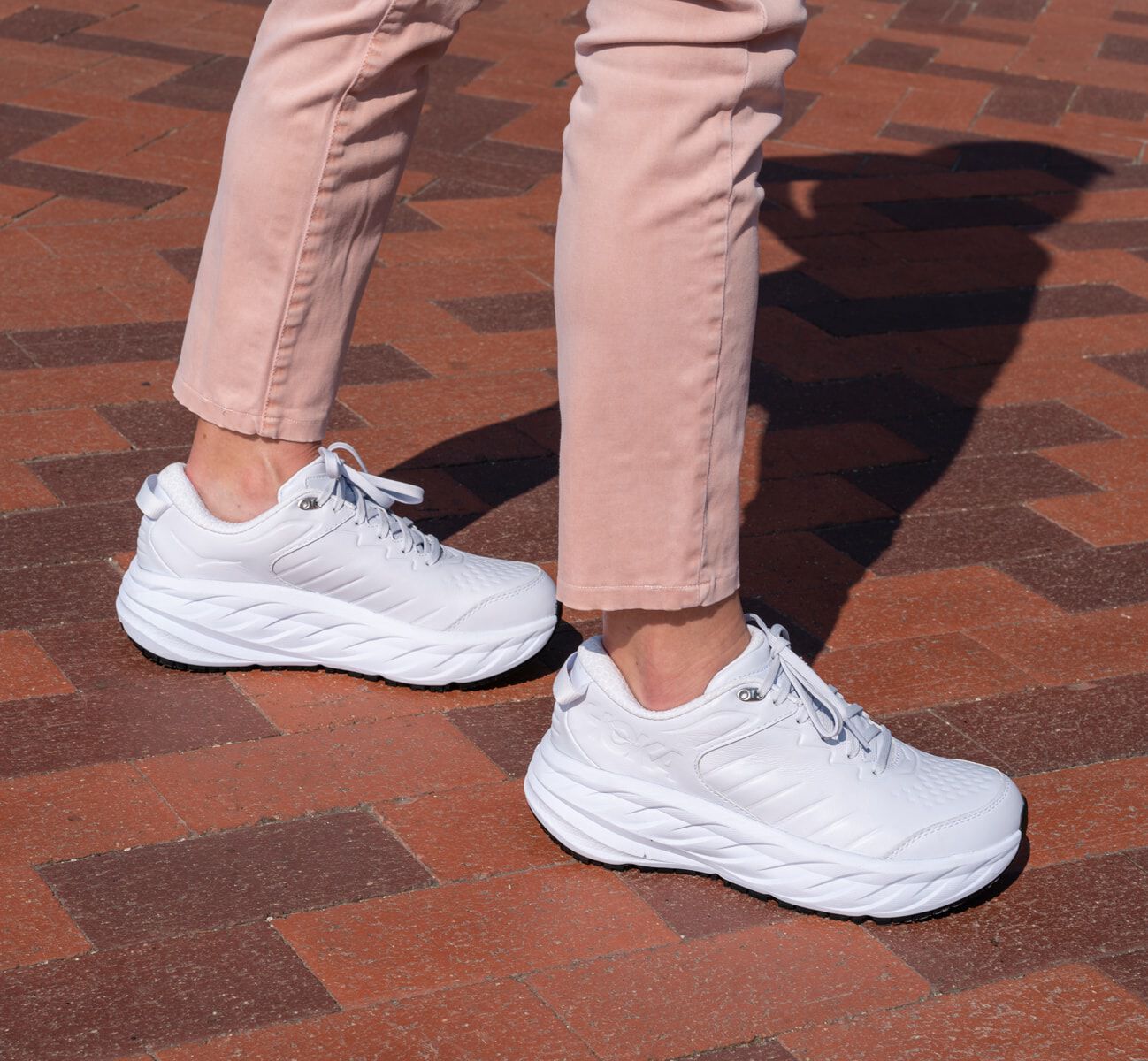 hoka womens shoes white